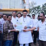 రూ 44 లక్షల సీఎం రిలీఫ్ ఫండ్ చెక్కుల పంపిణి.. రఘురామా..