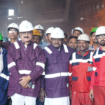 ‘విశాఖ స్టీల్’  సందర్శించిన కేంద్ర మంత్రులు.. కుమారస్వామి, శ్రీనివాస వర్మ