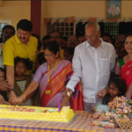 భీమవరం, బధిర పాఠశాలలో..చంద్రబాబు పుట్టిన రోజు వేడుకలు