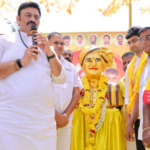 స్వర్గీయ NTR విగ్రహాన్ని ఆవిష్కరించిన రఘురామా..