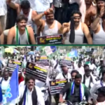 పశ్చిమలో వైసీపీ నిరసనలు.. భీమవరంలో అర్ధ నగ్న ప్రదర్సనలు.. పాలకొల్లులో బైక్ ర్యాలీ..