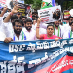 మంత్రి లోకేష్’ రాజీనామా కోరుతూ APలో వైసీపీ ర్యాలీలు..