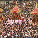 ‘పూరీ’ రథయాత్ర లో త్రొక్కిసలాట.. 120 మంది భక్తులకు అస్వస్థత..