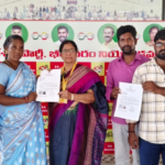 భీమవరం టీడీపీ కార్యాలయంలో ..ఇద్దరికీ రూ 7 లక్షల 63 వేల చెక్కులను..