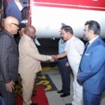 బురుండి అధ్యక్షుడు కి స్వాగతం పలికిన, కేంద్ర మంత్రి, వర్మ
