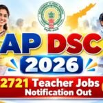 ఏపీలో 2,721 ఉద్యోగాల భర్తీకి.. DSC నోటిఫికేషన్‌, విడుదల